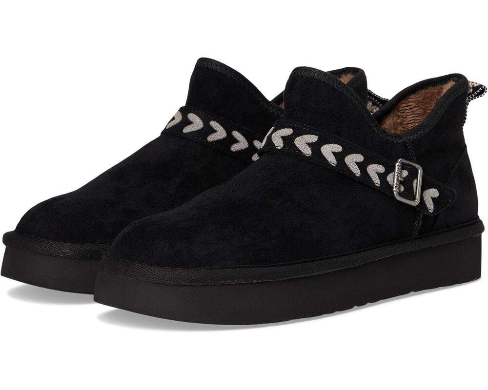 Blowfish Malibu Mokolo Ankle Bootie Faux Suede Cozy Winter Comfort Casual 8M